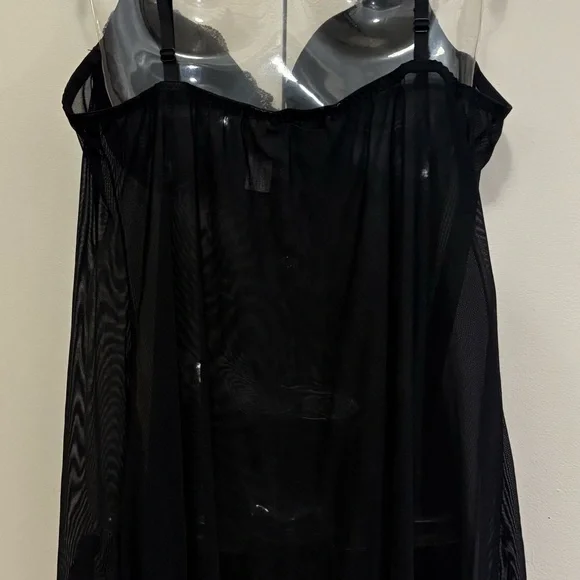 Delicates Black and Purple Floral Lingerie Set - Picture 4 of 5